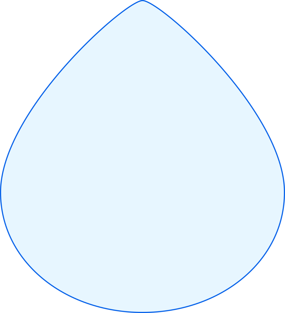 water drop outlined new
